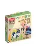 Four Puzzle Animali Fattoria Farm Animals