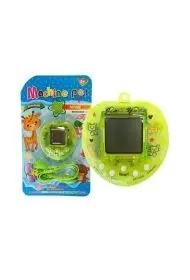 Gra elektroniczna tamagotchi zielona