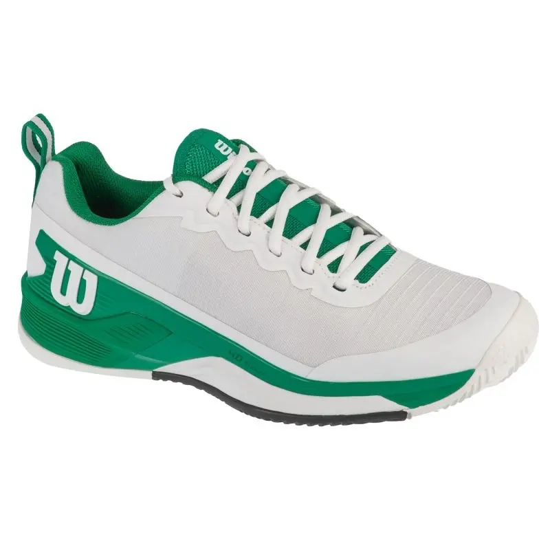 Buty do tenisa Wilson Rush Pro 4.5 Clay WRS334350 Biało-Zielone białe