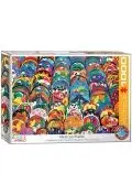 Puzzle 1000 el. Kolory świata, Meksykańskie talerze